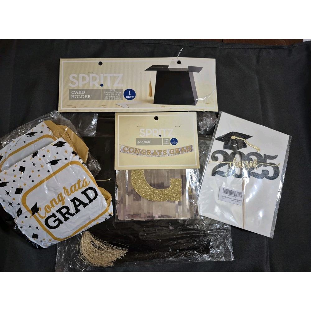 Class Of 2025 - 5 Pc Graduation Decoration Pack (S1609)